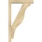 Ekena Millwork Funston Block Rough Sawn Bracket w/ Offset Brace, Douglas Fir, 4"W x 18"D x 30"H BKT0402X18X30FST05RDF - alternate 3